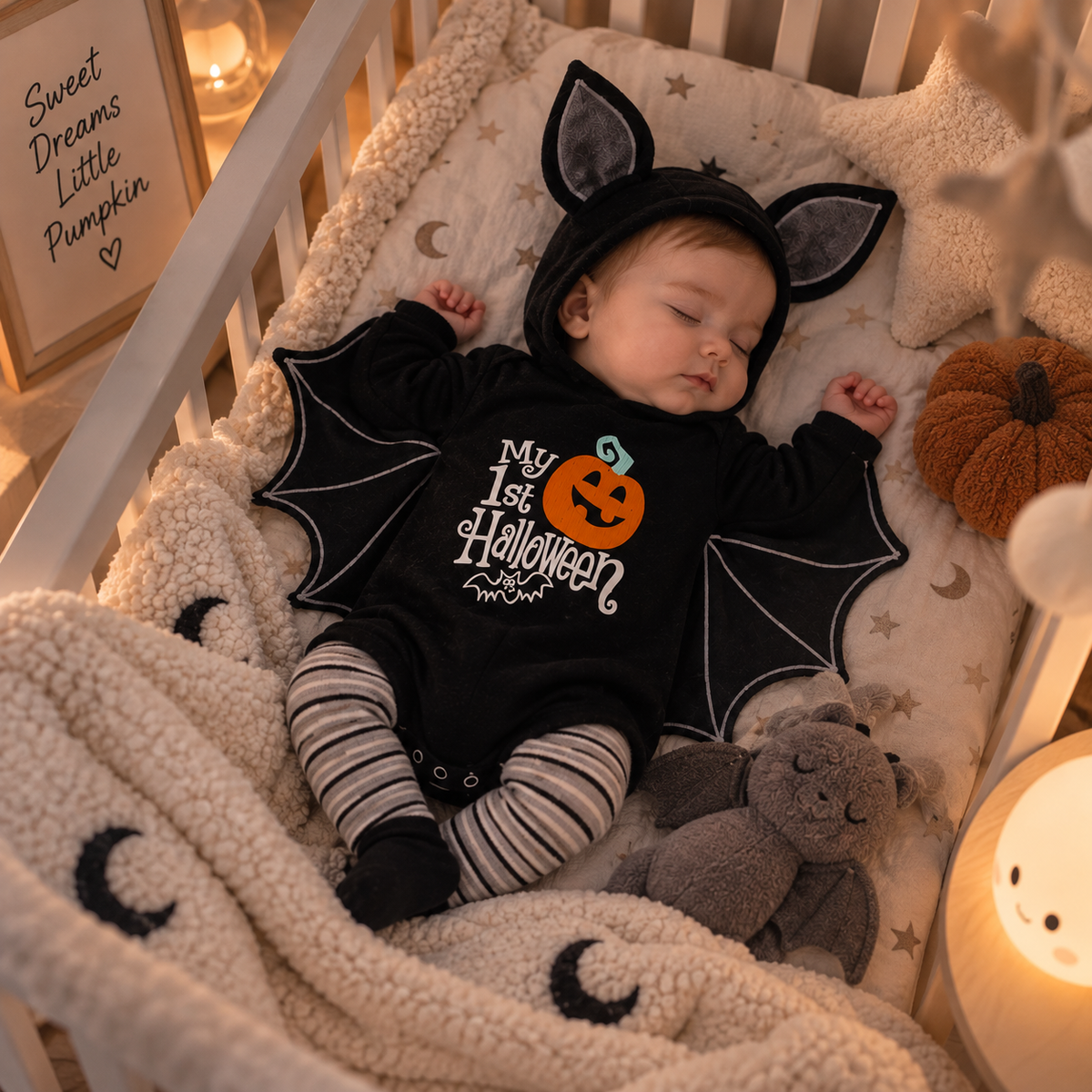 Baby Halloween Bat Costume By Milerro