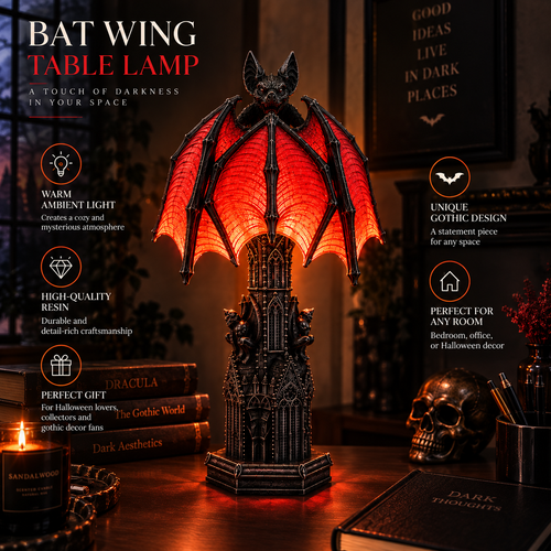 Bat Halloween Lamp By Milerro