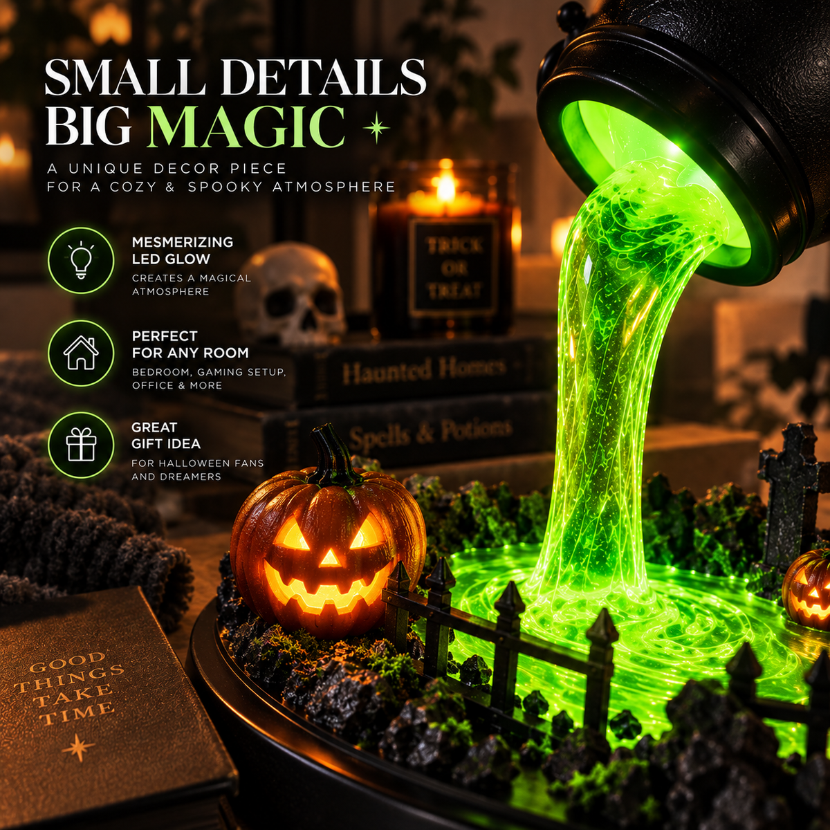 Witch Cauldron Lamp By Milerro